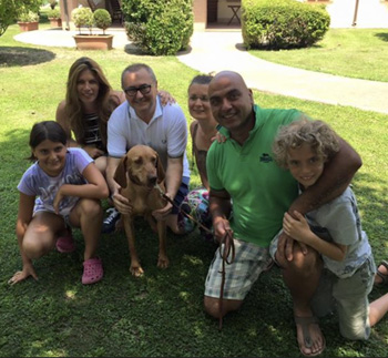 BIANCA CON GIUSEPPE E FAMIGLIA - 2015